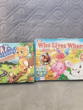 Two wooden games montessori games 3+